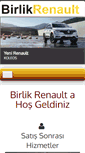 Mobile Screenshot of birlikrenault.com